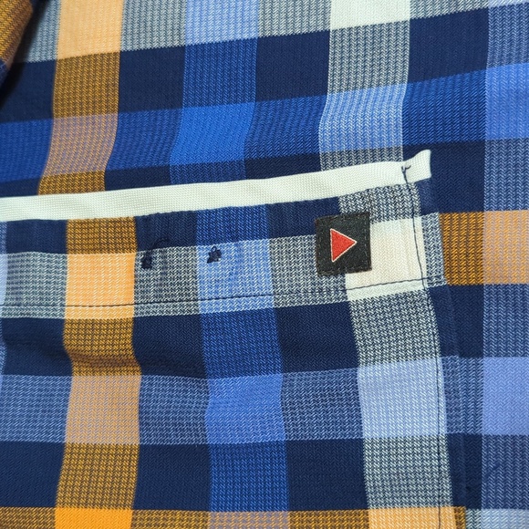 Haupt Germany Button Up Long Sleeve Modern Fit Contemporary Plaid XL (17 1/2) - Picture 8 of 9